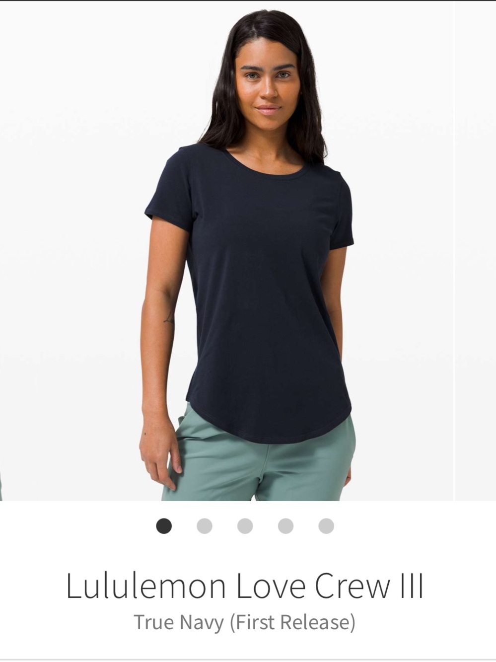 Lululemon Love Crew III Size 8